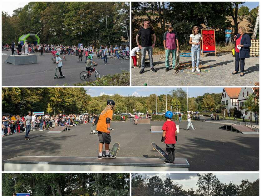 Feierliche Eröffnung des Skateplatzes 